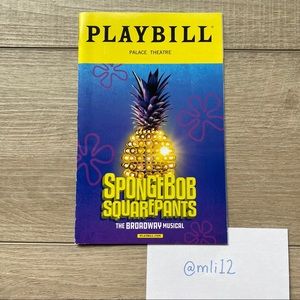 PLAYBILL Spongebob Squarepants on Broadway